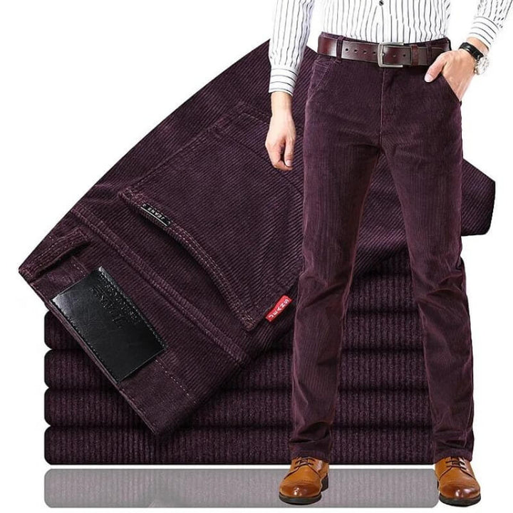 Pantaloni in Corduroy Classici per Uomo - George, Stile senza Tempo e Comfort Assoluto Stile Italiano