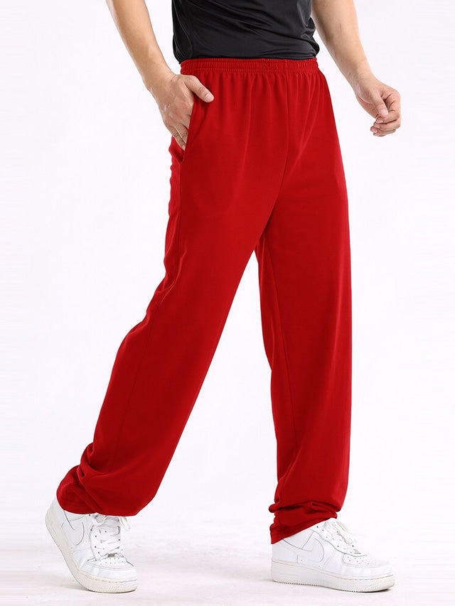 Pantaloni Jogging Larghi Uomo in Tessuto Morbido e Traspirante Stile Italiano