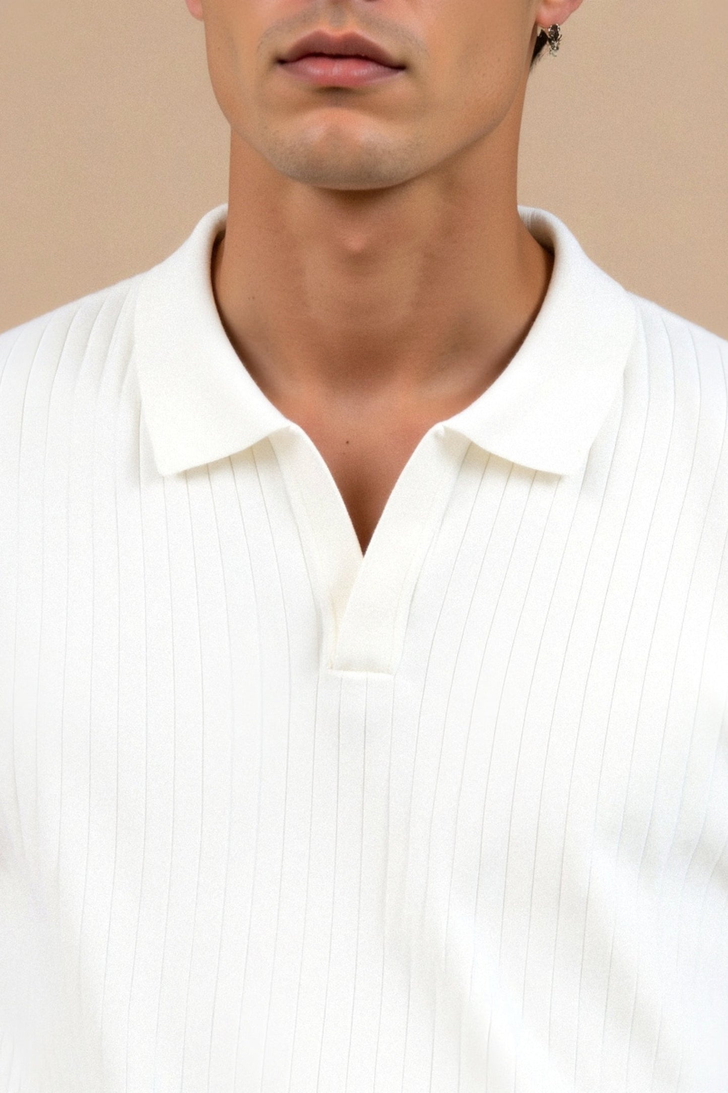 Polo da Uomo a Righe Lunghe Stile Old Money per Eleganza Sottile Stile Italiano
