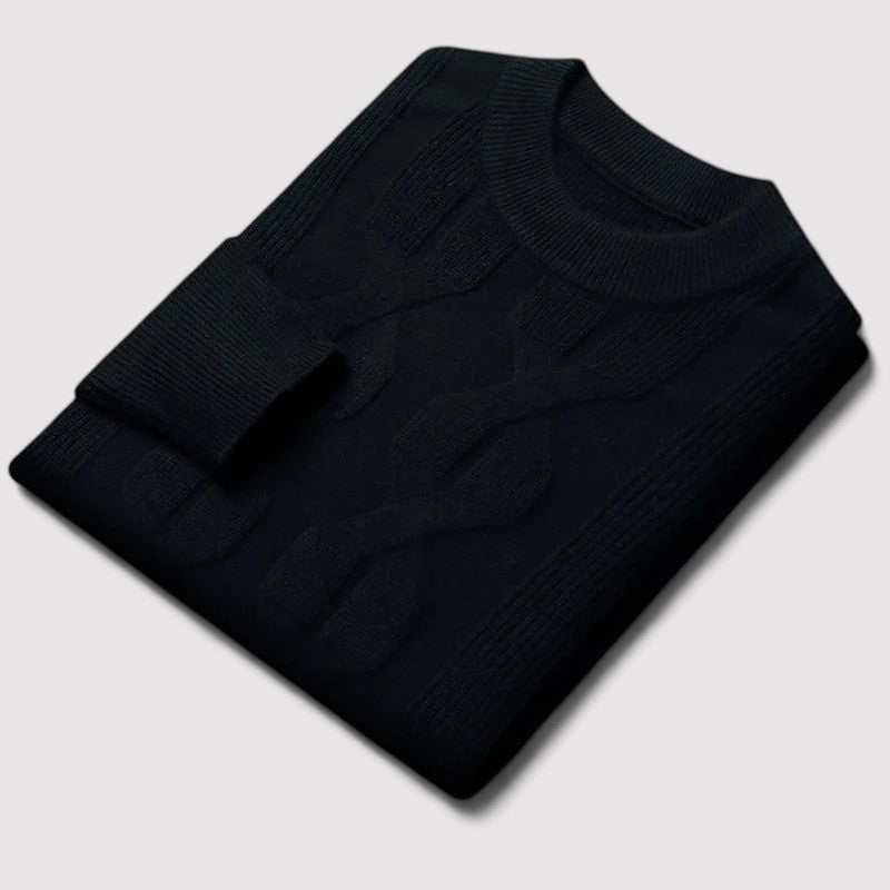Pullover Classico in Maglia per Uomo - Eleganza e Comfort Stagionale Stile Italiano