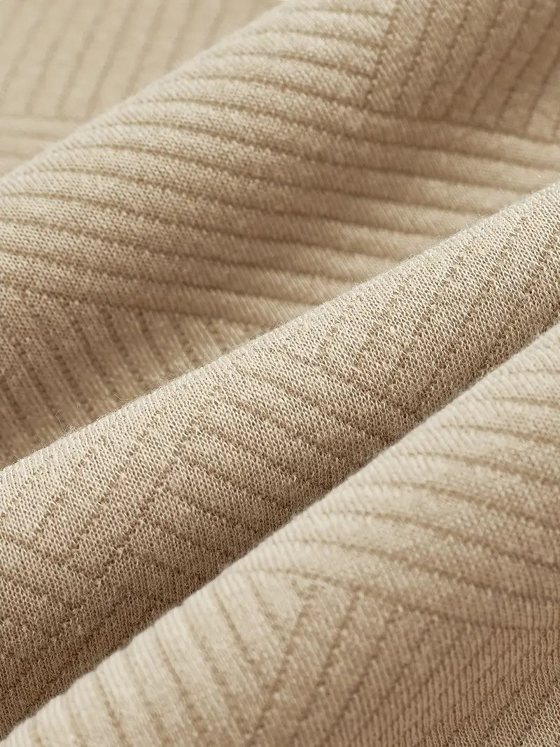 Pullover Jacquard Elegante con Zip per Uomo e Donna Stile Italiano