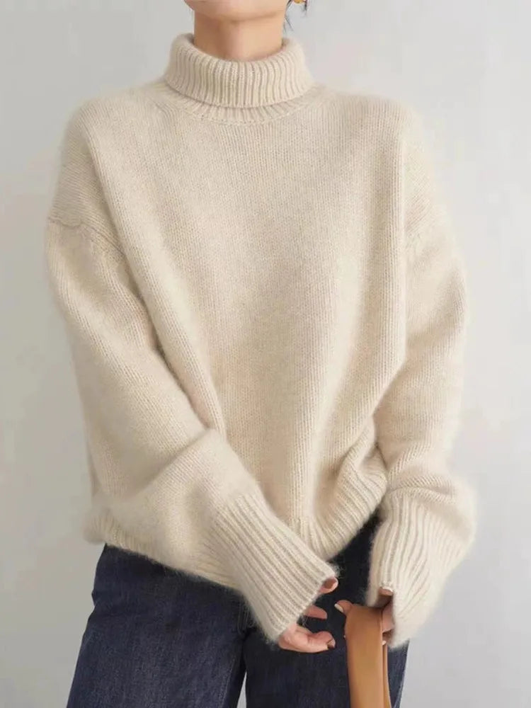 Ilaria - Maglione dolcevita in cashmere di lusso per un inverno elegante