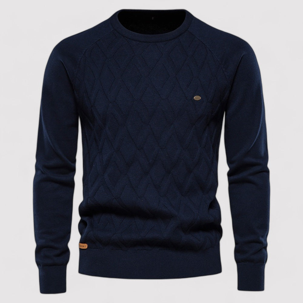 Maglione da Uomo Oxford Elegante in Maglia di Alta Qualità Stile Italiano