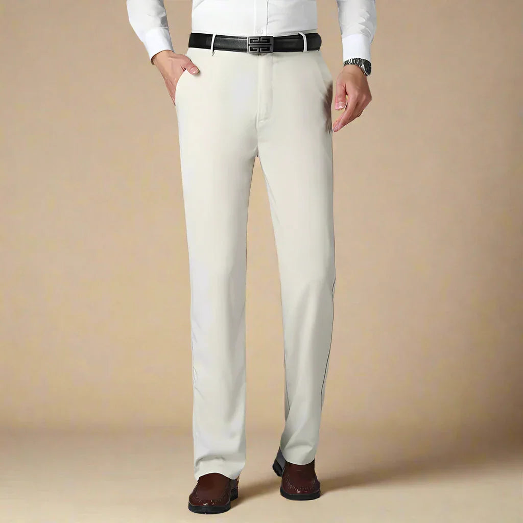 Marco - Pantaloni casual eleganti e stracciabili con stretch per uomo