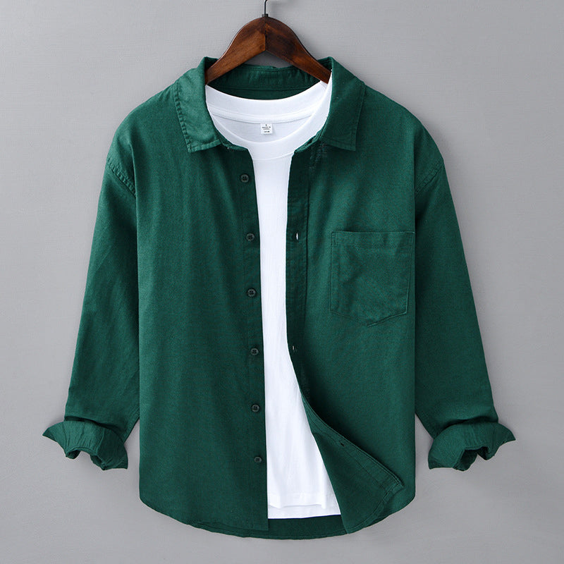 Camicia in Lino Azzurra Theodore Willow