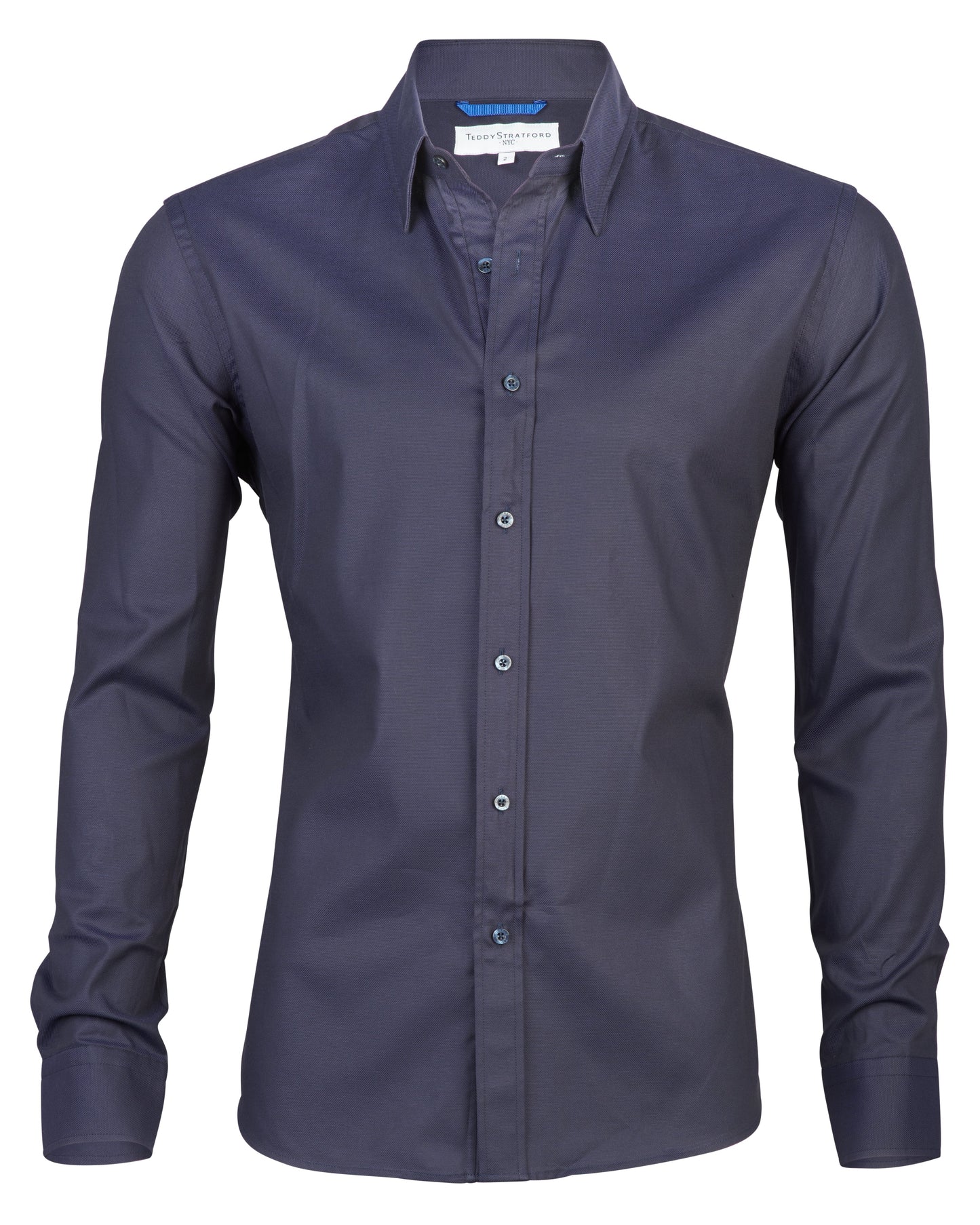 Zeno - Camicia slim-fit elegante in stretch premium per uomini con maniche lunghe