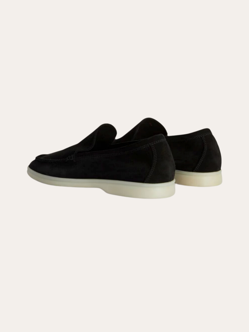 Mocassini Eleganti in Suede Neri per Comfort Stiloso