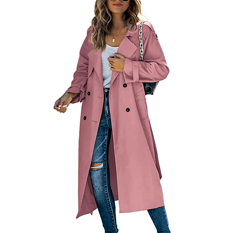Trench coat lungo da donna