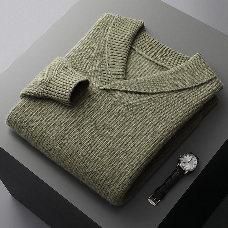 Harlon - Maglione a Coste Elegante per l'Autunno per Uomo