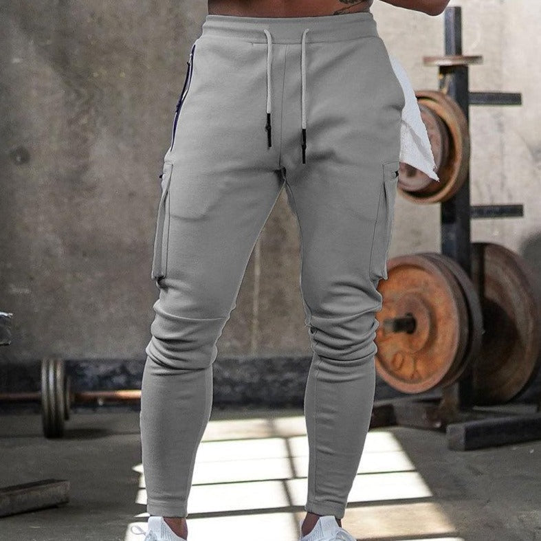 Valerio - Pantaloni da training in stile cargo slim-fit per un comfort senza pari