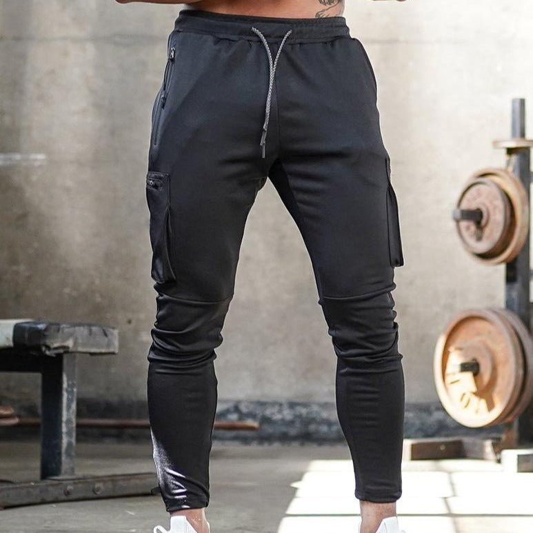 Valerio - Pantaloni da training in stile cargo slim-fit per un comfort senza pari