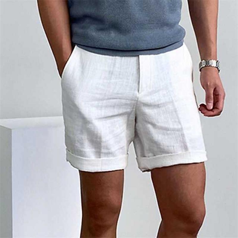 Shorts da Spiaggia Uomo | Vintage in Lino