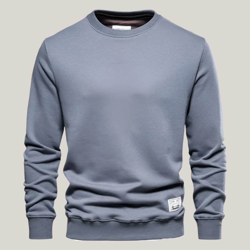 Marco - Maglione in cotone classico con un tocco moderno