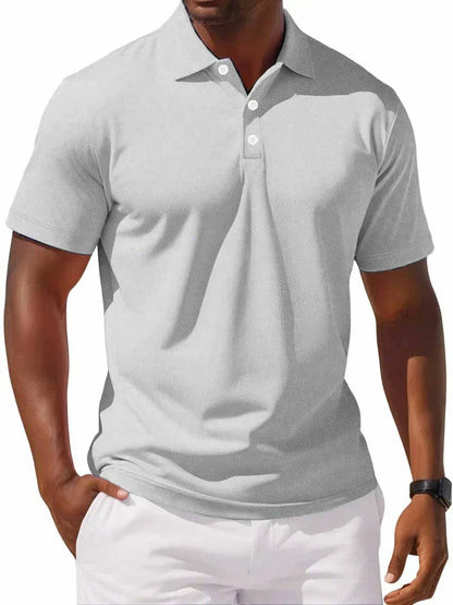 Polo in Cotone da Uomo Taglio Classico
