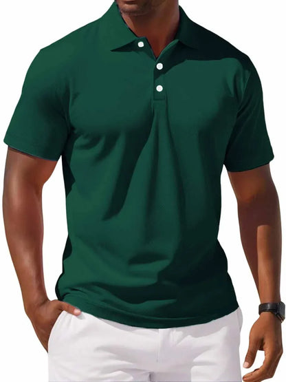 Polo in Cotone da Uomo Taglio Classico