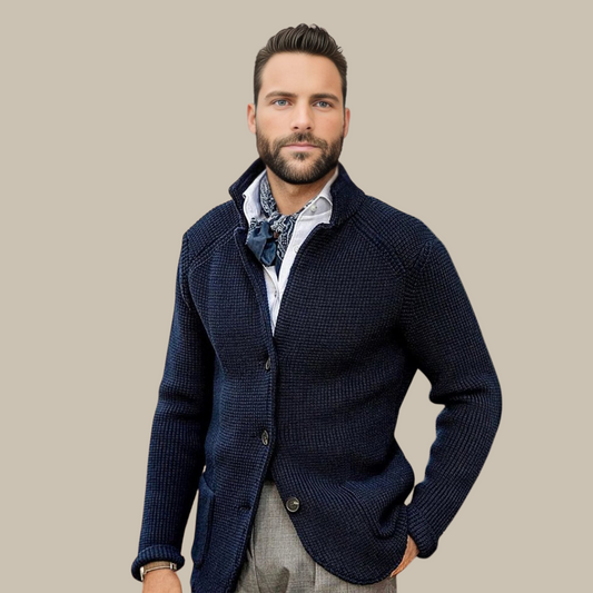 Marco - Cardigan classico con bottoni per un look versatile