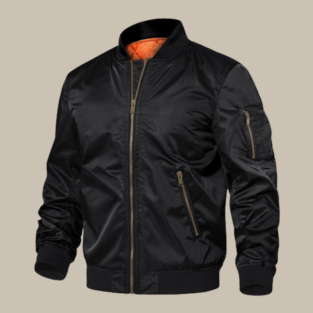 Bomber Flight | Giacca bomber imbottita elegante per uomo con zip