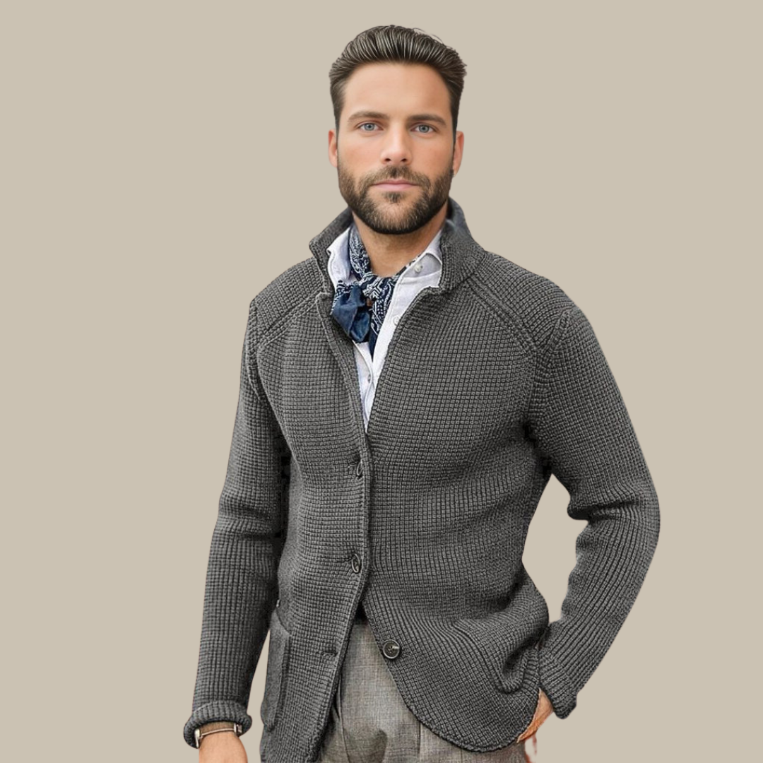 Marco - Cardigan classico con bottoni per un look versatile