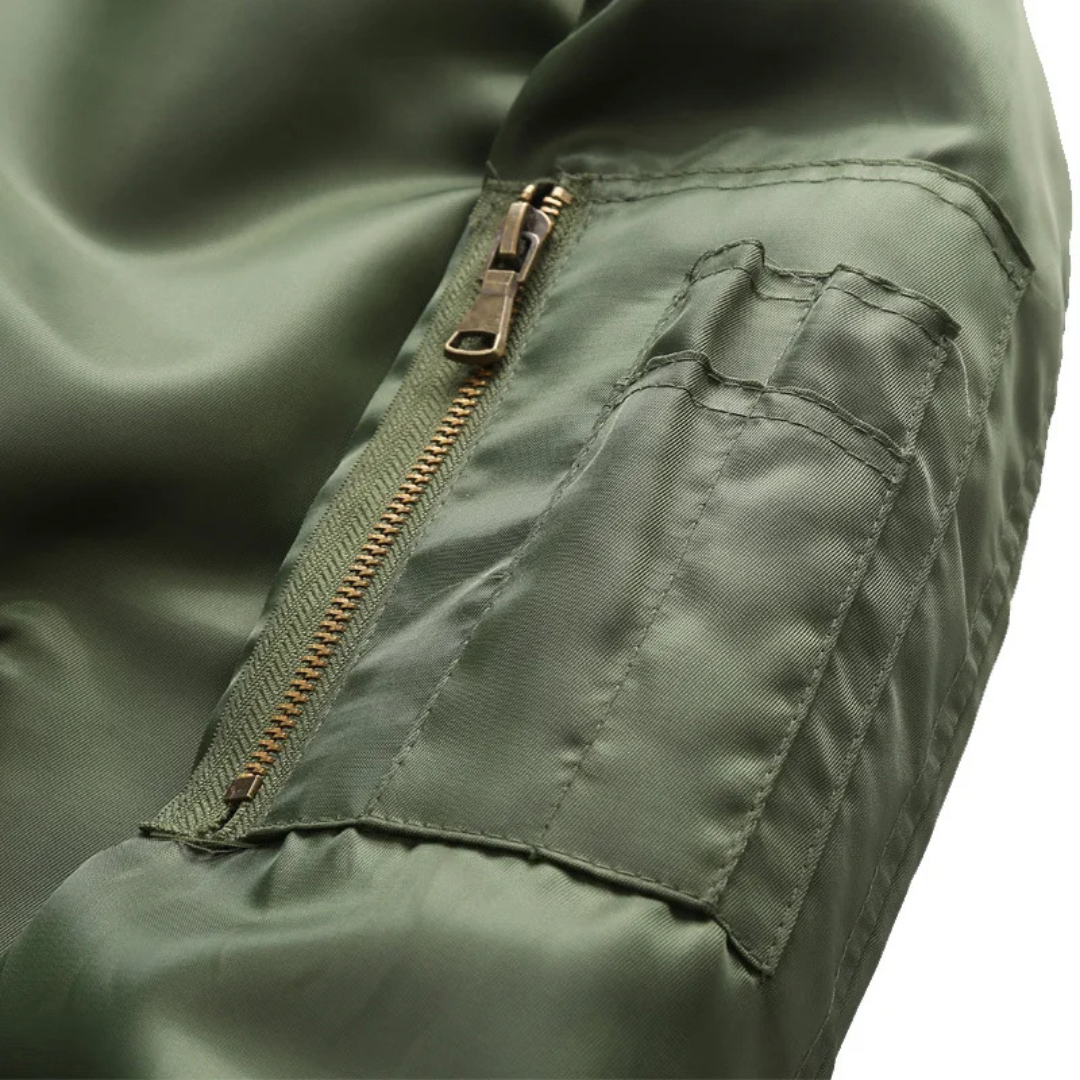 Bomber Flight | Giacca bomber imbottita elegante per uomo con zip