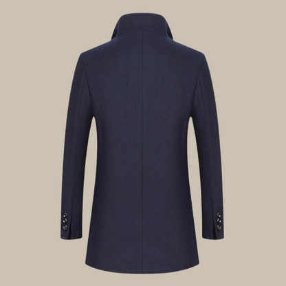 Elegante mantello lungo classico per uomo