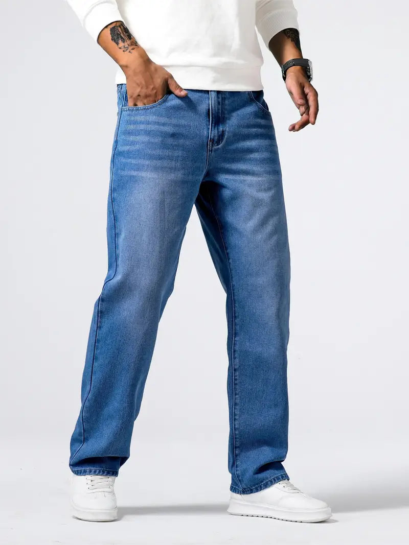 Jeans oversized da uomo Nick per comfort e stile