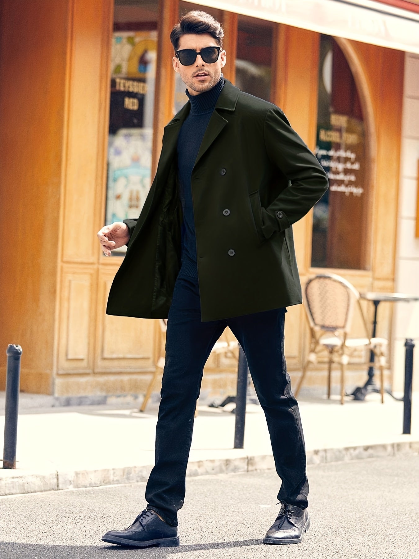 Trench coat classico per uomo Antoon