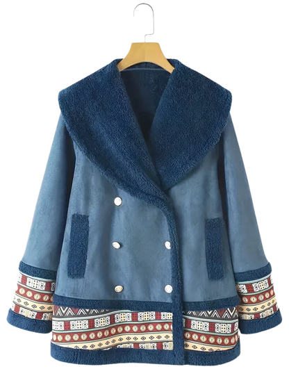 Mantella Tricot Chic Ispirata al Boho per Donne