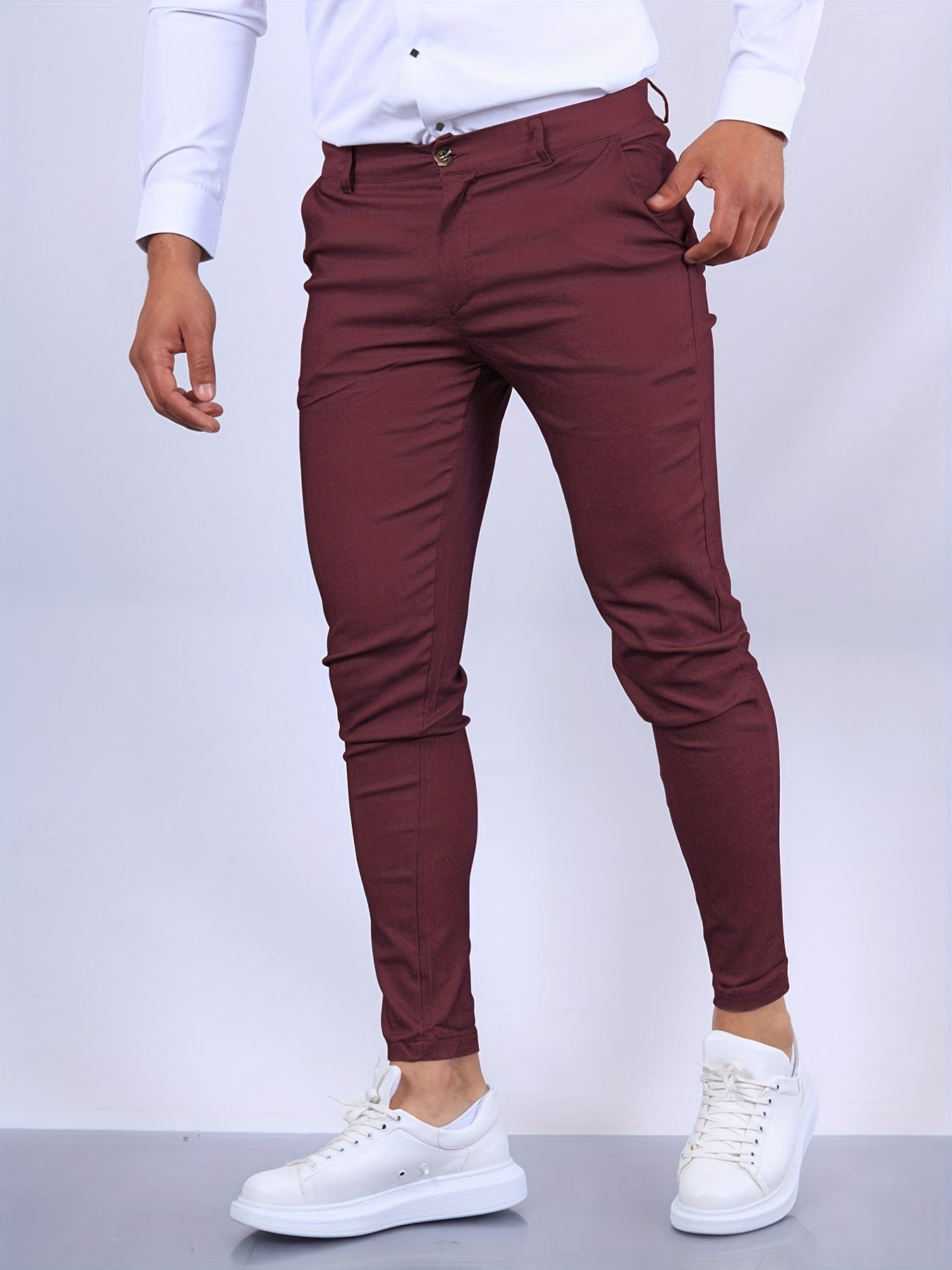 Rico - Pantaloni skinny-fit in premium stretch per uomo