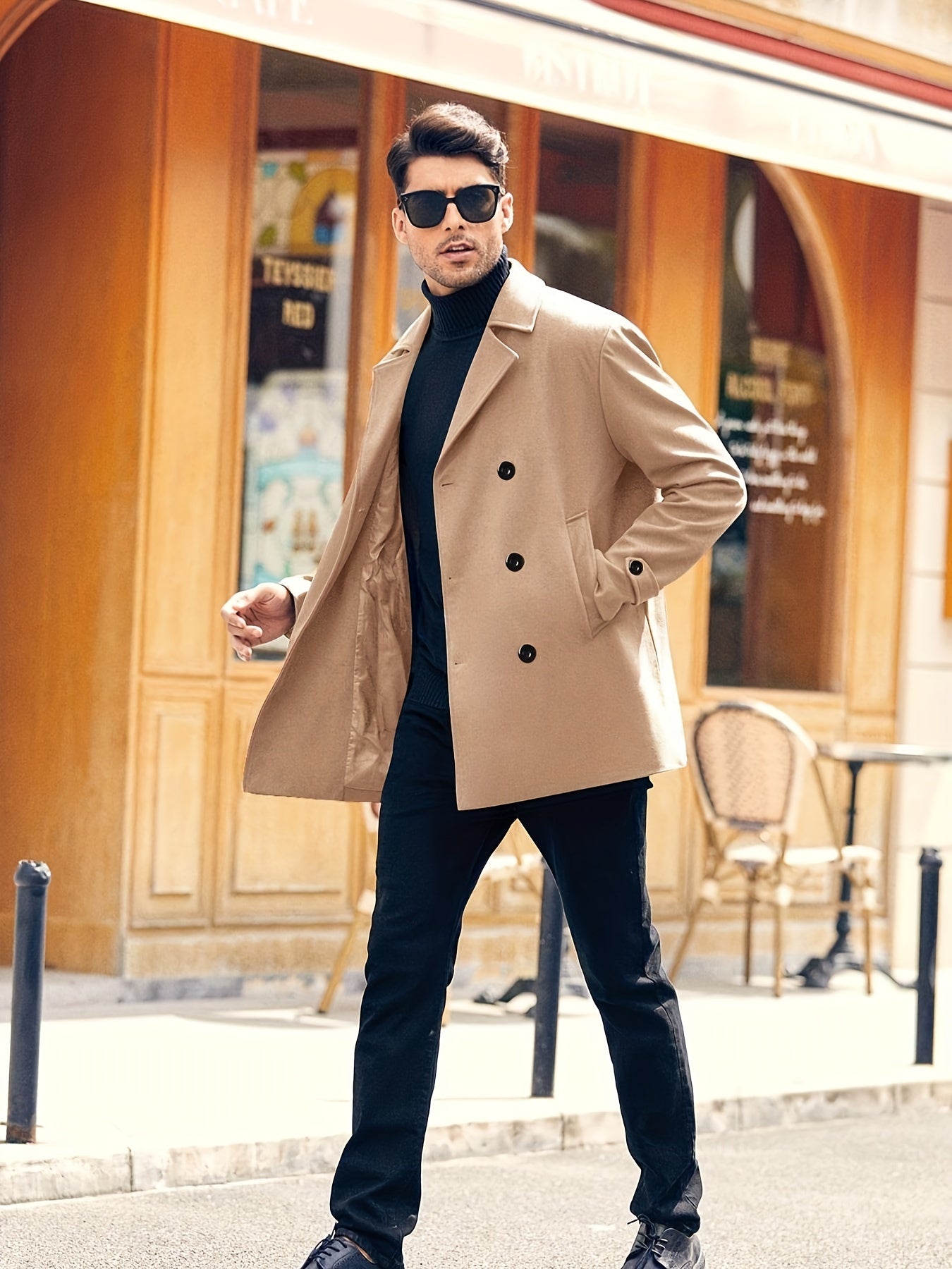 Trench coat classico per uomo Antoon