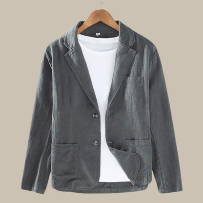 Luca - Blazer in lino premium per un look urbano elegante