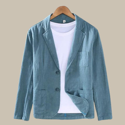 Luca - Blazer in lino premium per un look urbano elegante