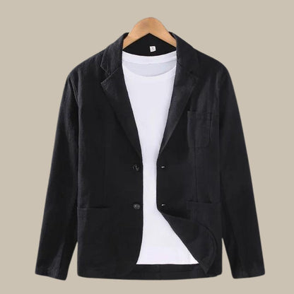 Luca - Blazer in lino premium per un look urbano elegante