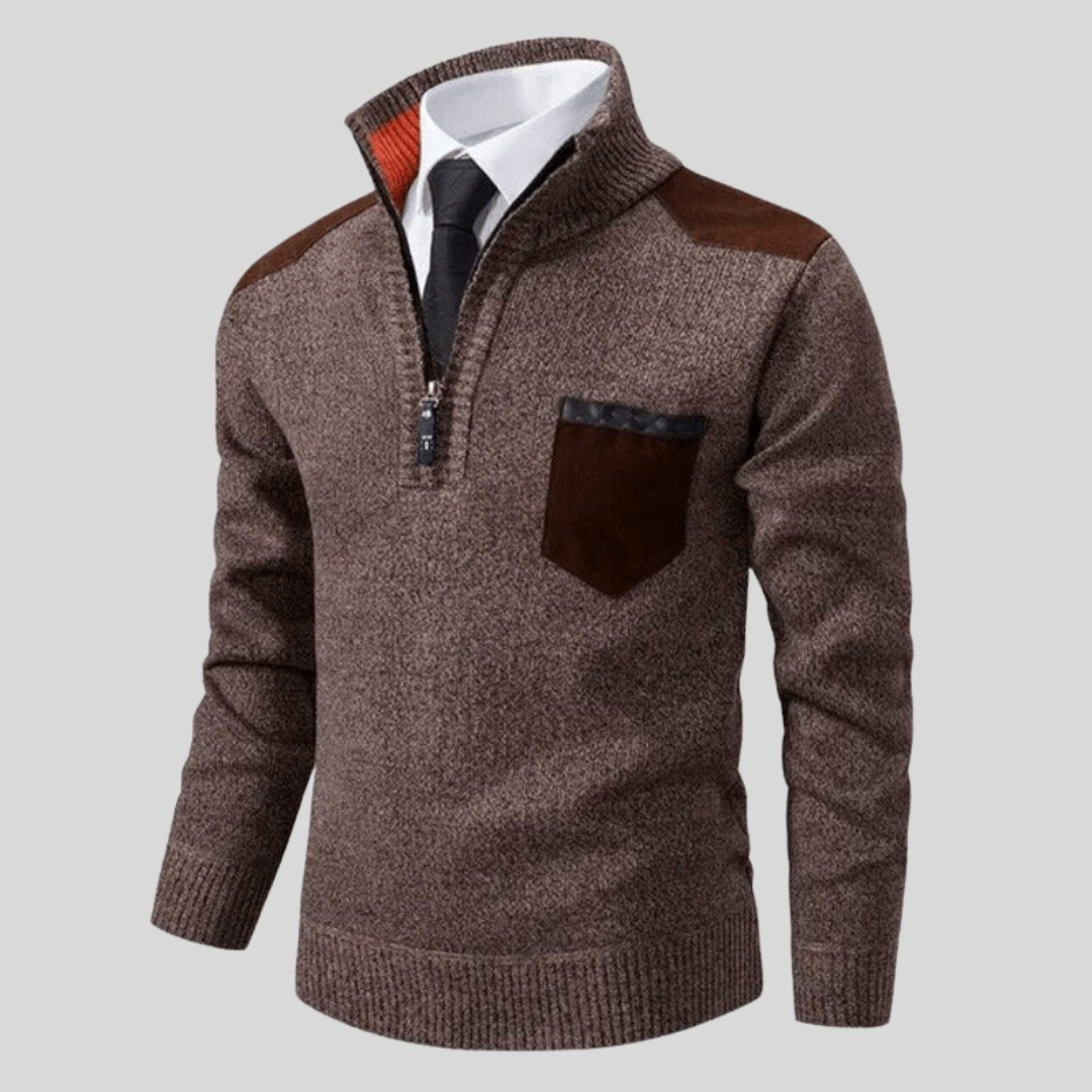 Bolt - Elegante Maglione con Zip da Uomo