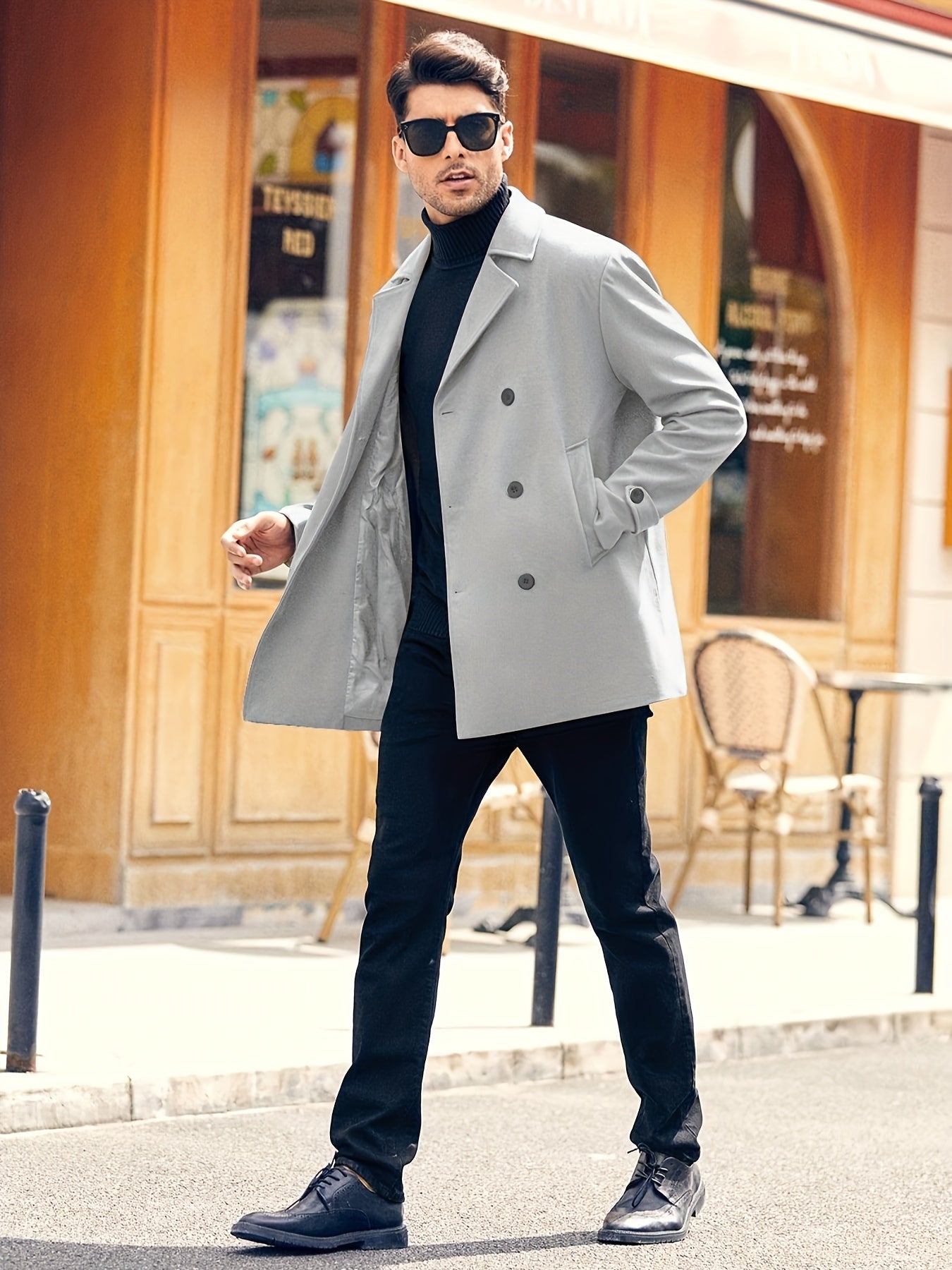 Trench coat classico per uomo Antoon