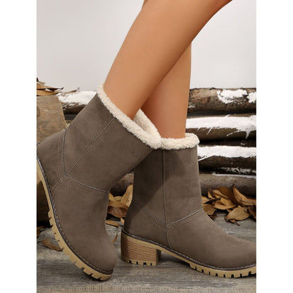 Stivaletti Eleganti con Fodera in Pile per Donna