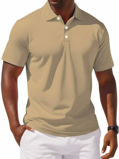 Polo in Cotone da Uomo Taglio Classico