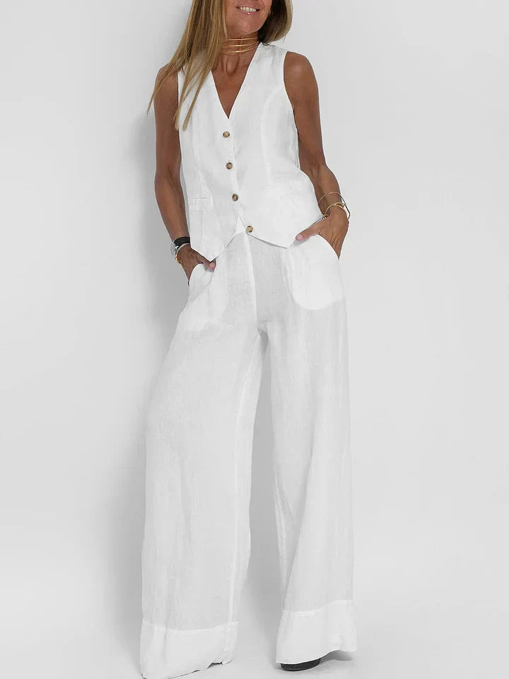 Gilet da Donna in Lino Leggero - Stile Versatile