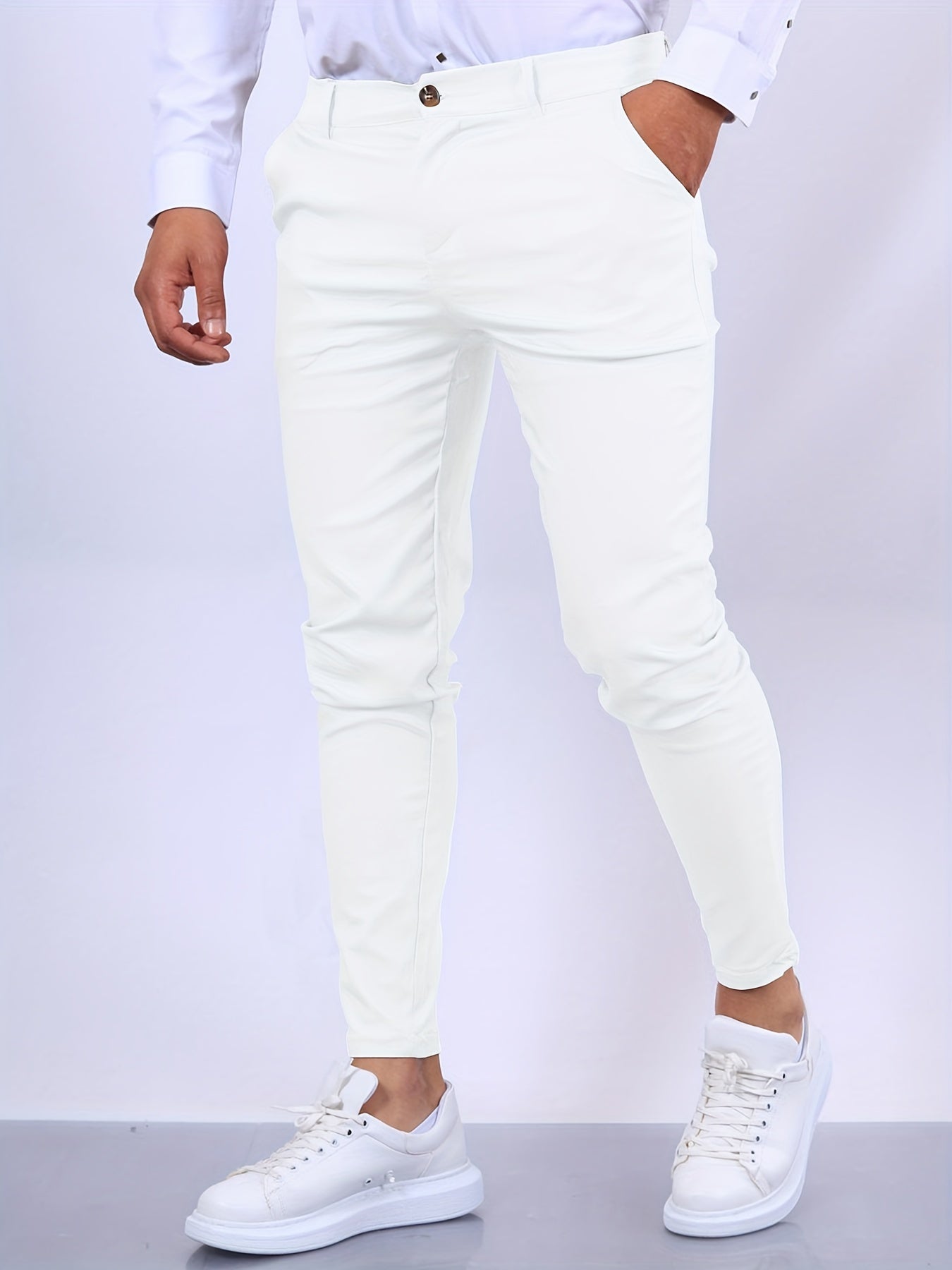 Rico - Pantaloni skinny-fit in premium stretch per uomo