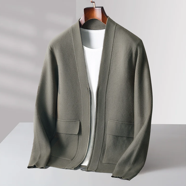 Cardigan Jadiel in lana vergine di alta qualità per comfort e stile raffinato