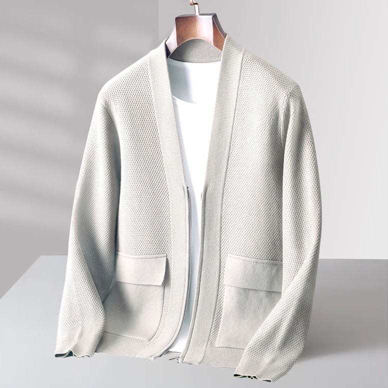 Cardigan Jadiel in lana vergine di alta qualità per comfort e stile raffinato