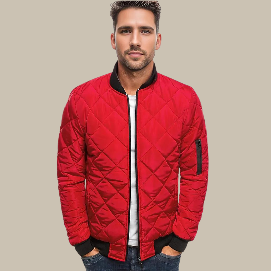 Giacca bomber | Elegante giacca trapuntata da uomo