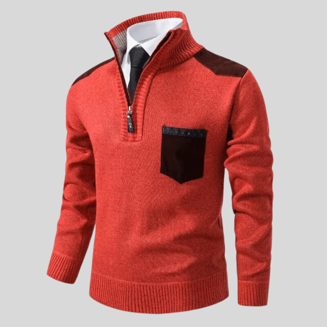 Bolt - Elegante Maglione con Zip da Uomo