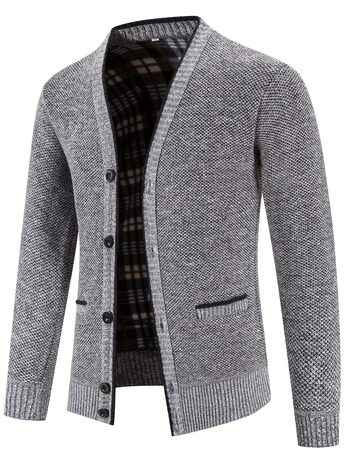 Bernard - Gilet Vintage da Uomo con Chiusura a Bottoni