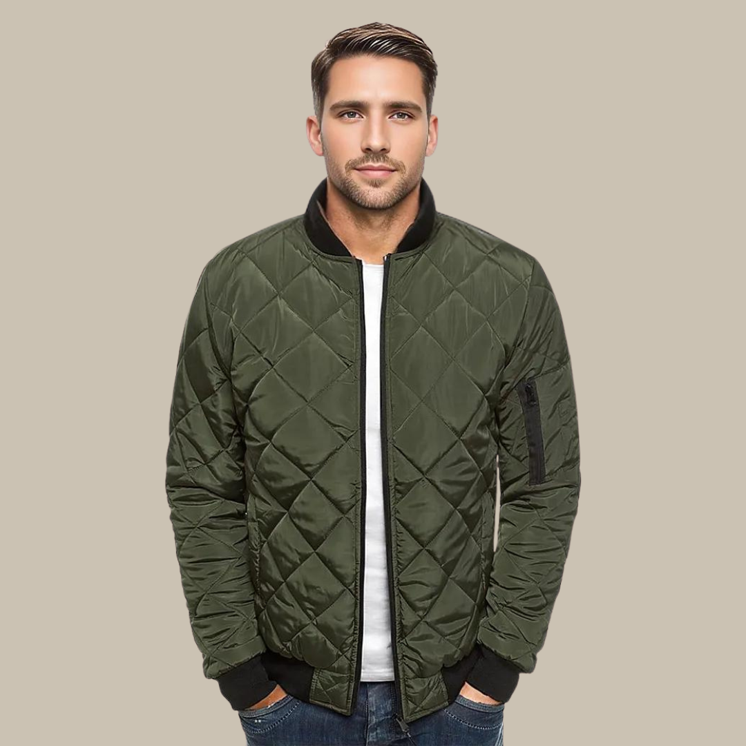 Giacca bomber | Elegante giacca trapuntata da uomo