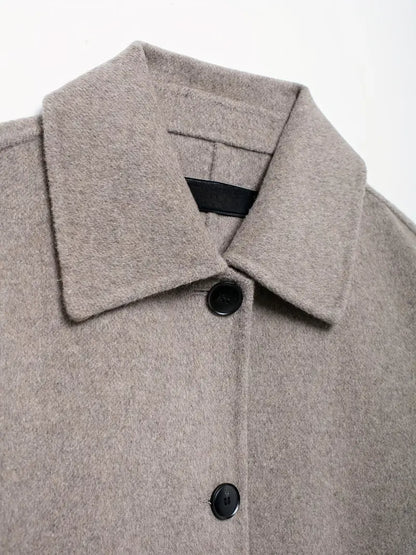 Giacca Liscia Lyvia | Giacca Colorata con Maniche Lunghe e Tasche