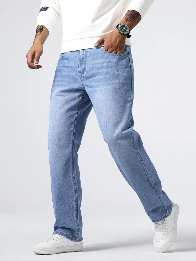 Jeans oversized da uomo Nick per comfort e stile