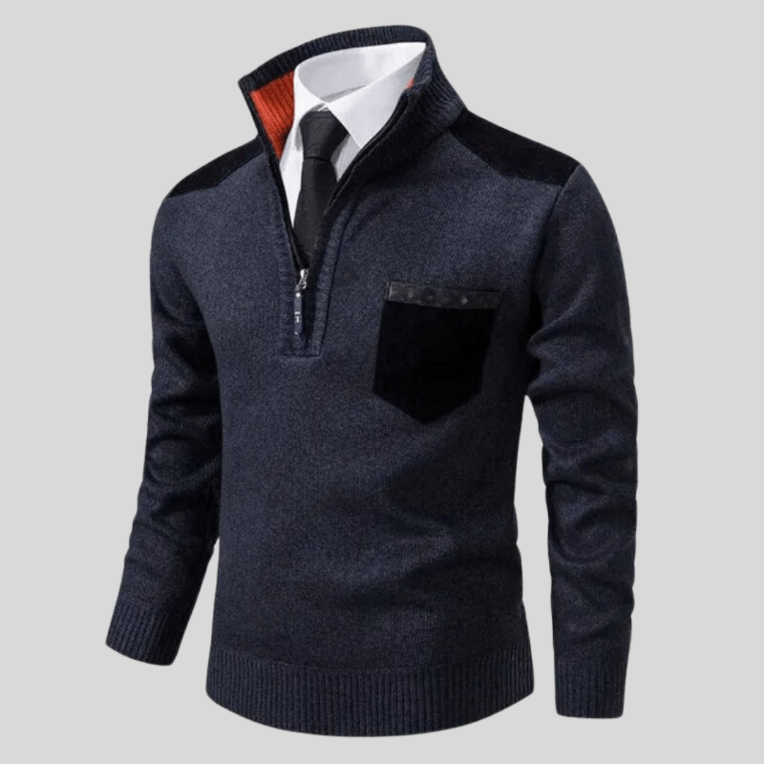 Bolt - Elegante Maglione con Zip da Uomo