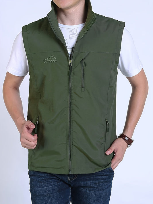 Gilet da uomo Beckham con tasche multiple per avventure all'aperto e comfort invernale