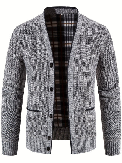 Bernard - Gilet Vintage da Uomo con Chiusura a Bottoni