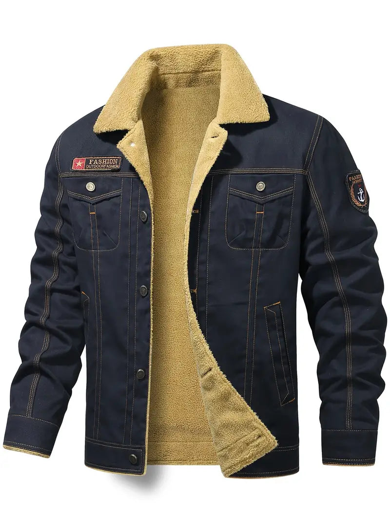 Giacca Biker Fleece Valor di Tommy